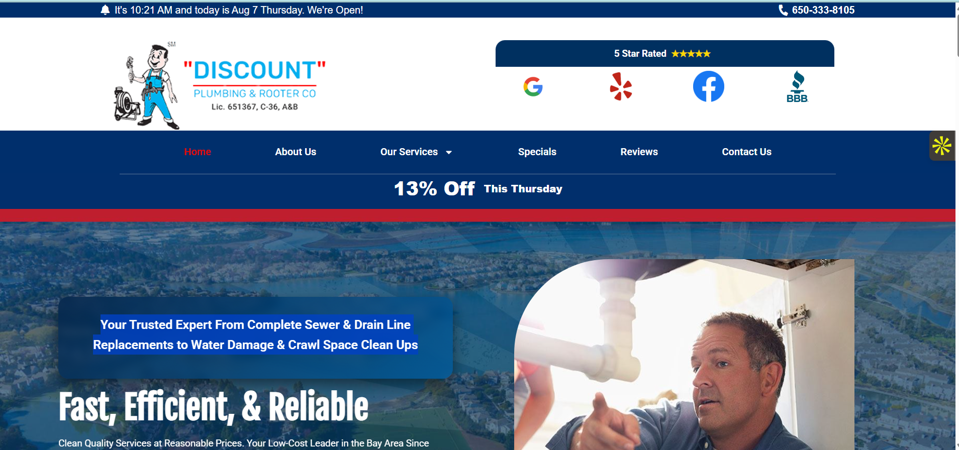 Discount Plumbing & Rooter